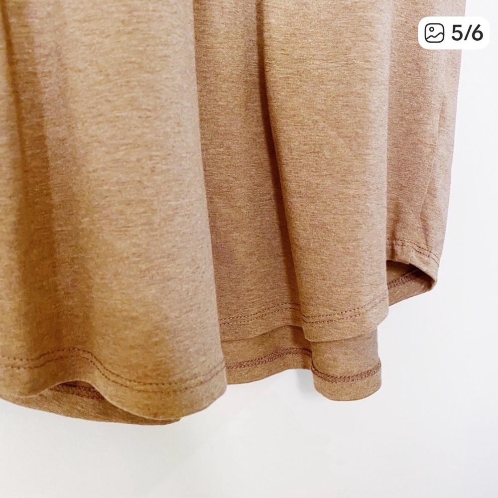 Fighting Eel Short Sleeve Womens Beige T-Shirt Dress  Size: M - Picture 9 of 9